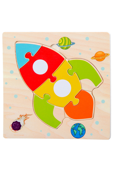 Choice6 ألغاز خشبية ثلاثية الأبعاد للأطفال من AV-6، أشكال تانجرام تعليمية، رس...