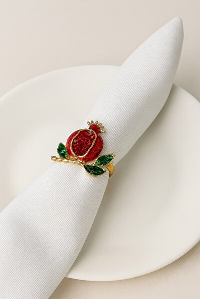 iQey Home NAR FİGÜRLÜ PEÇETE YÜZÜĞÜ PEÇETE HALKASI 6 LI