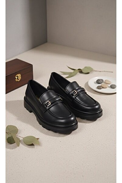 StWenn Women's Thick Sole Loafer Moccasin Shoes