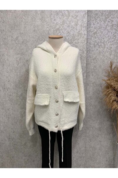 Turtaş 26K8696 HIRKA KAPÜŞONLU VE CEPLİ ALTI BAĞCIKLI KREM