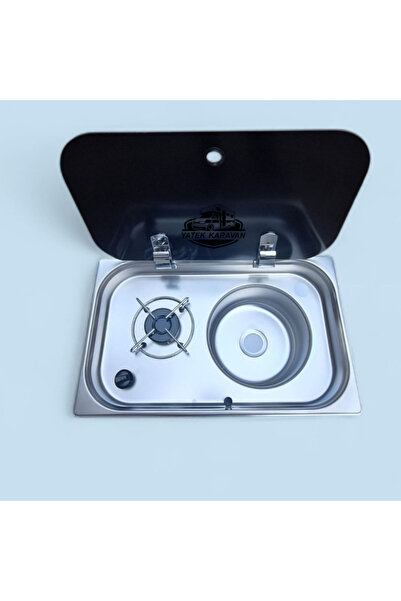 YATEK KARAVAN TEK OCAK EVYE CAM KAPAKLI SAĞ EVYELİ KARAVAN TEKNE