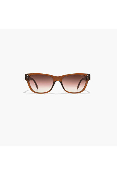BlackOut Betty 55MM Brown Rectangle Sunglasses - BLA-000341-0404