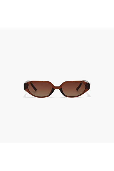 BlackOut 52MM Brown Geometric Sunglasses BLA-000317-0404