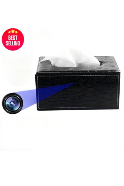 Electronic SPY Smart Home 360° View Tissue Box Camera 1080P HD WiFi Night Vision Saudi Security