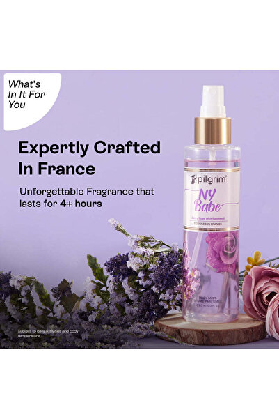 Pilgrim NY Babe Body Mist (Rose with Patchouli) 150 ml