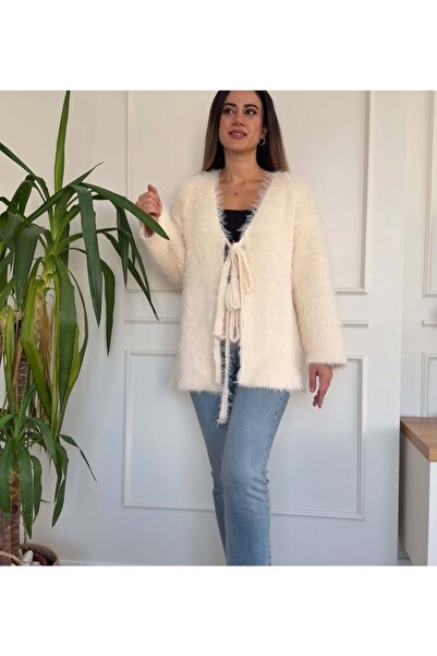 Turtaş 26K8682 HIRKA SAKALLI TRİKO ÖNÜ BAĞCIKLI KREM