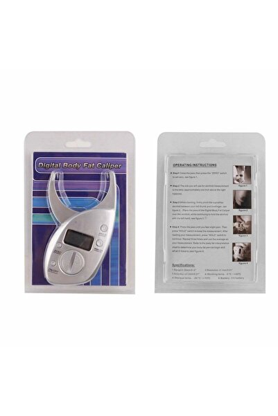 GAIN EXPRESS Caliper digital fitness (pliuri cutanate) – Caliper pentru procentul de grăsime corporală cu LCD, carcasă TALUS și ghid