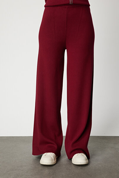 On Fashion On- Buy Elastic Wide Leg Knit Trousers-63321