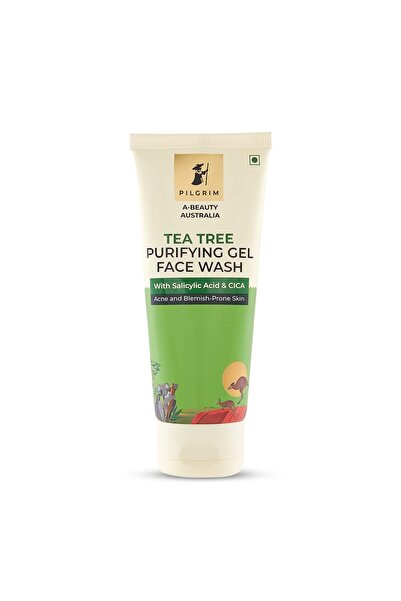 Pilgrim غسول الوجه الأسترالي الجل للرجال والنساء - شجرة الشاي، حمض الساليسيلي...