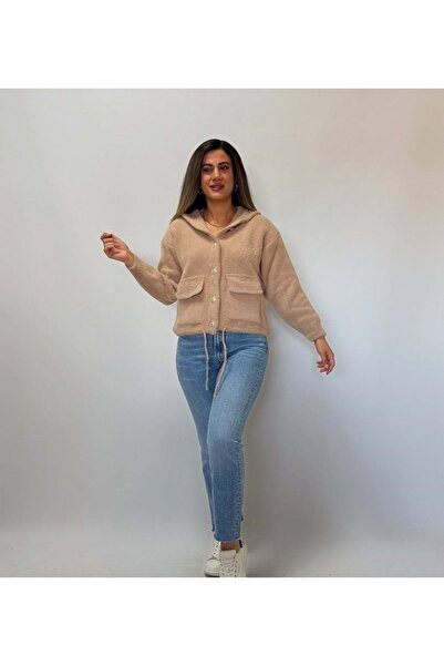 Turtaş 26K8696 HIRKA KAPÜŞONLU VE CEPLİ ALTI BAĞCIKLI CAMEL