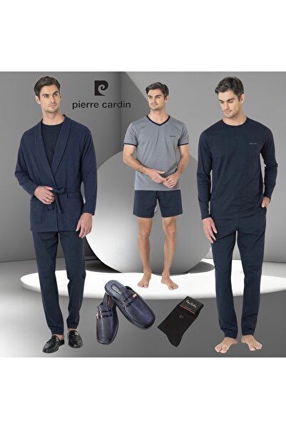 Pierre Cardin Men's Licensed 100% Cotton 5-Piece Boxed Combed Cotton Groom's Set Thcl6Vr40Pc