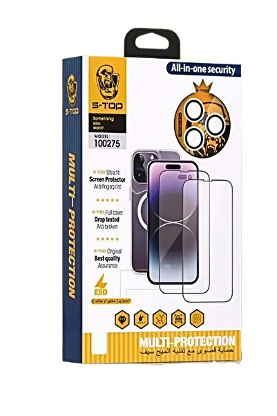 no markte حزمة الحماية الكاملة S-TOP لهاتف iPhone 15، 10 في 1