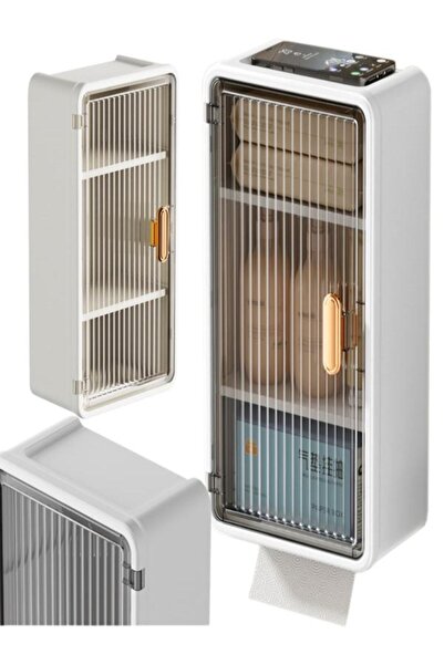 OME RAFT DE BAIE MONTAT PE PERETE, 3 NIVELURI, UȘI, DESCHIDERE PENTRU ȘERVEȚELE