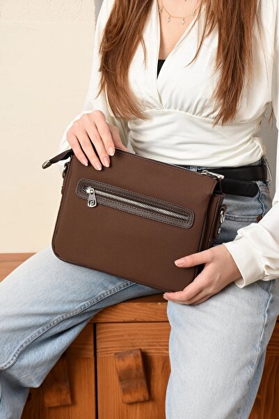 Just Polo Long Strap 5 Compartment Special Series Women's Crossbody Messenger Shoulder Bag