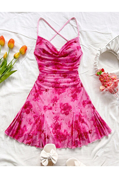 Sheya Shein mini dress, pink