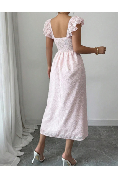 Sheya Shein midi dress, pink