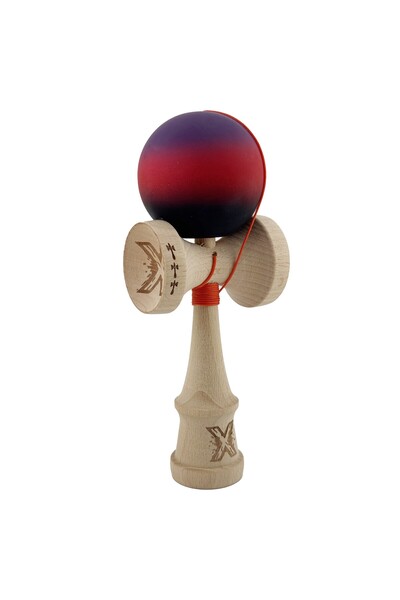 OEM Kendama X, Big Cups V2, Rubber Grip cu Cupe Mari, Rulment Metalic cu Ata ...