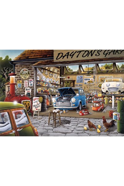 Anatolian Puzzle Anatolian 500 Parça Dayton's Garage Puzzle