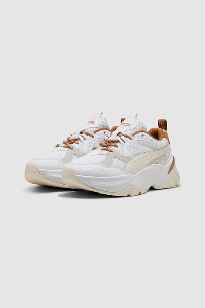 Puma حذاء رياضي Sophyr Wns باللون الأبيض والكراميل لاتيه