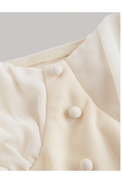 Sheya Shein Curve+ midi dress, cream