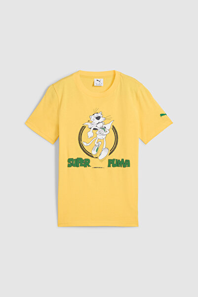 Puma Super Graphic Tee I B Sunny Yellow
