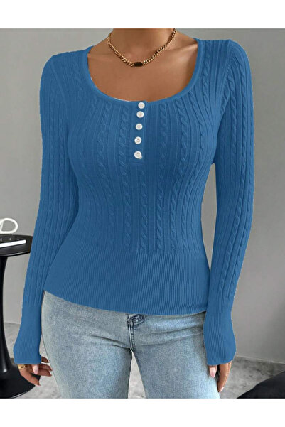 Sheya Shein sweater, blue