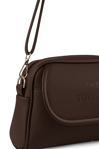 REVENKO Milano Brown Women's Bag Double-Compartment Long Strap Shoulder and Crossbody Bag