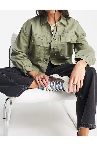 Miss Selfridge Miss Selfridge jacket, green