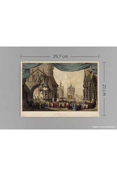 VreauPoster Poster A4 La Juive Evreica, Operă Fromental Halévy 1835, Tablou D...