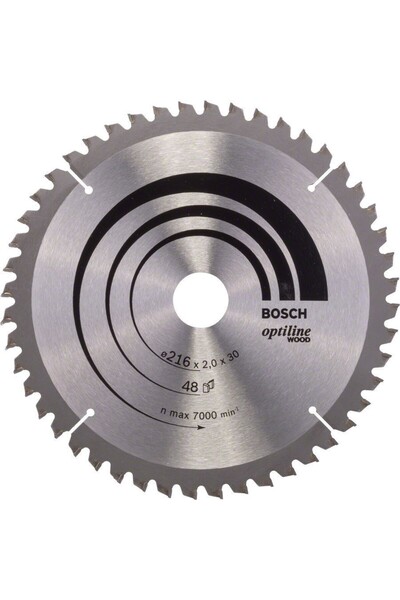 Bosch Optiline Wood Daire Testere Bıçağı 216 x 2 x 30 mm 48 Diş Yüksek Kalite...