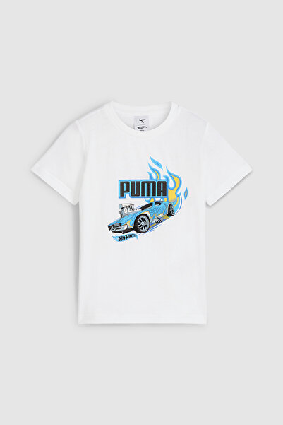 Puma X Hot Wheels Graphic Tee White
