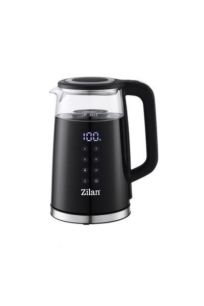 Zilan ZLN 7859 Electric Kettle – 2200 W, 1.7 L, Digital Display, Adjustable Temperature, Black