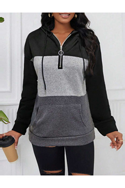 Sheya Shein Zipper Hoodie, mix colors