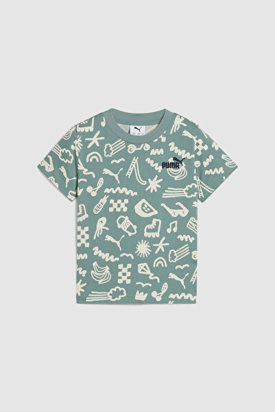 Puma Sandy Adventures Aop Tee Ps Green Moon