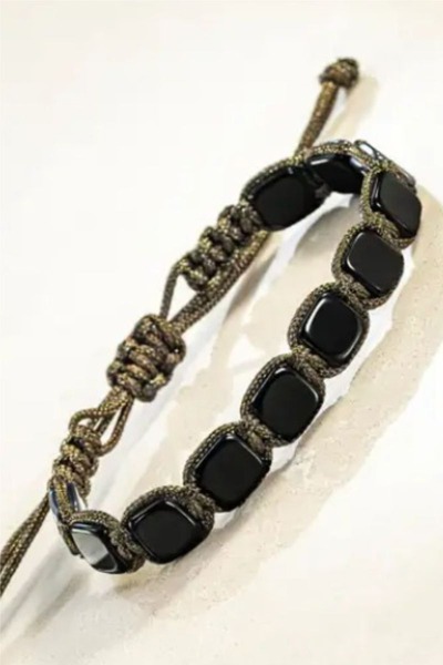 vogutima سوار من الحجر الطبيعي للرجال والنساء - سوار يونيسكس من الحجر الطبيعي...