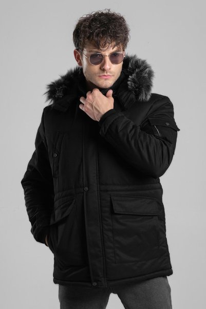 Stilkombin Fur Lined Coat/Mont BL 1506-50314