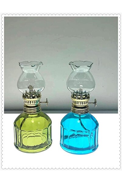 Arabest مصباح الكيروسين العتيق، فانوس، مصباح زيت زجاجي للاستخدام الداخلي والخ...