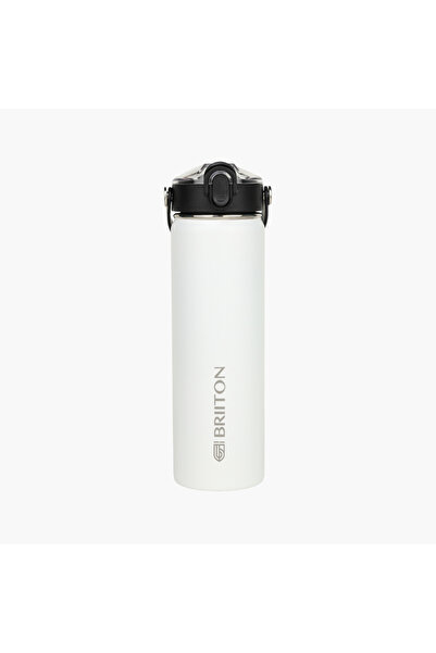 briiton Logo Print Insulated Stainless Steel Water Bottle - 750 ml