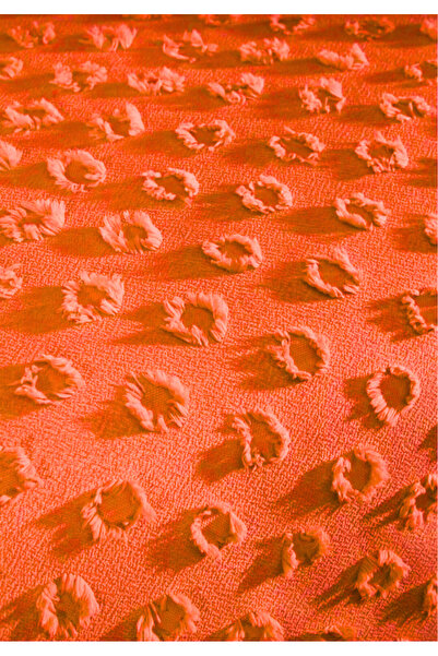 diabella New Year Special Color Pompom Patterned 2 Piece Single Bedspread