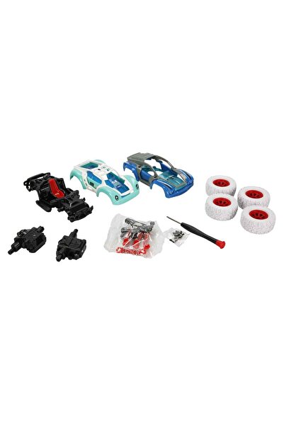 PopŞeker Take Apart Toy Car Set – Motor Skills Developing Building Block Car 3+ Years Old