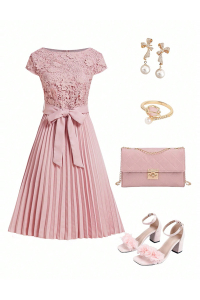 Sheya Shein mini dress, pink