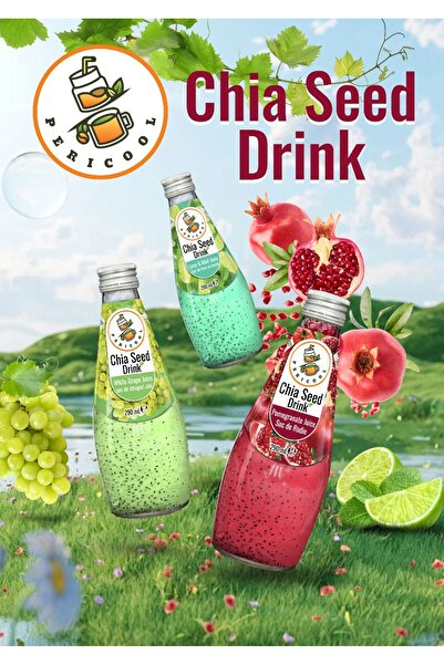 Time Clock Coffee Chia Seed Drink Grape