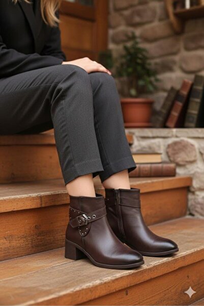 fort 22202 Ventes Comfortable 5 cm Heel Height Zippered Women's Boots