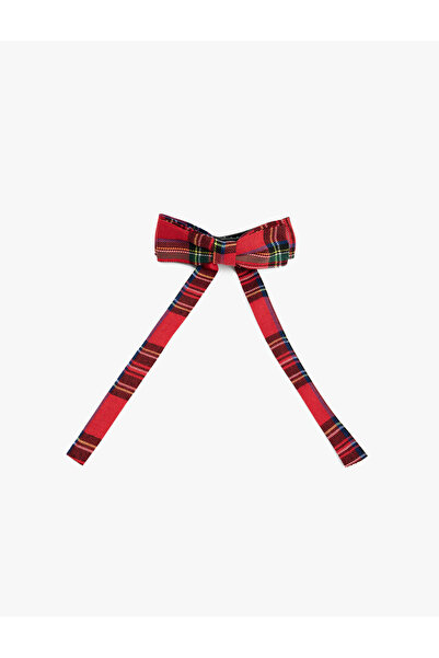 Koton Καρφίτσα μαλλιών με καρό φιόγκο