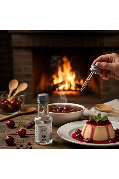Dr. Gusto Vişne Aroması 40 g – Pasta, Kek, Kurabiye ve Tatlılar İçin Yoğun Vi...