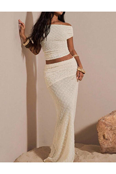 Sheya Shein set, cream