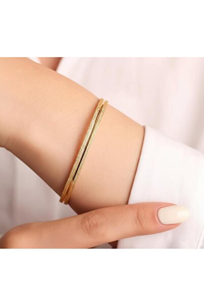 18 gr (GRAM) Ray Çöp Bilezik 22 Ayar Altın Yatırımlık İşçiliksiz