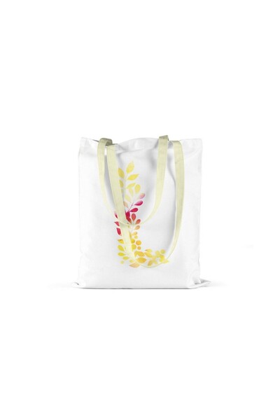 OEM Bonamaison tote shoulder bag digitally printed, 1 compartment, 34x40cm cm, flower pattern,