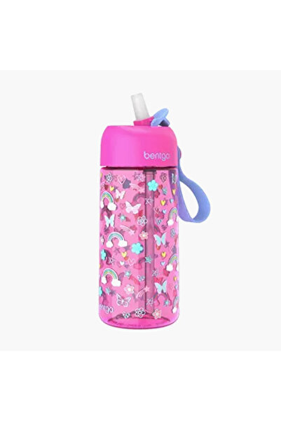 Bentgo Rainbow Butterfly Print Water Bottle - 450 ml