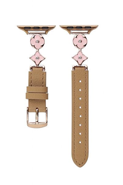 PSGT Apple Watch Seri 1-9 (42-44-45-49) ve S10-11-46mm Uyumlu Lüks Kordon Met...